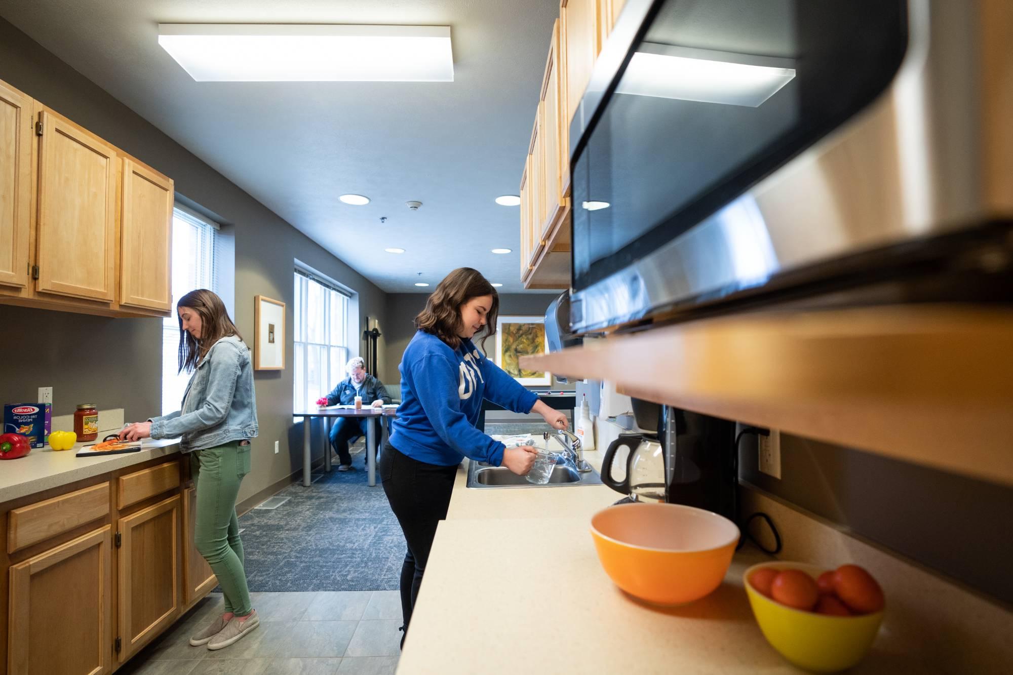 Winter Hall community kitchen.